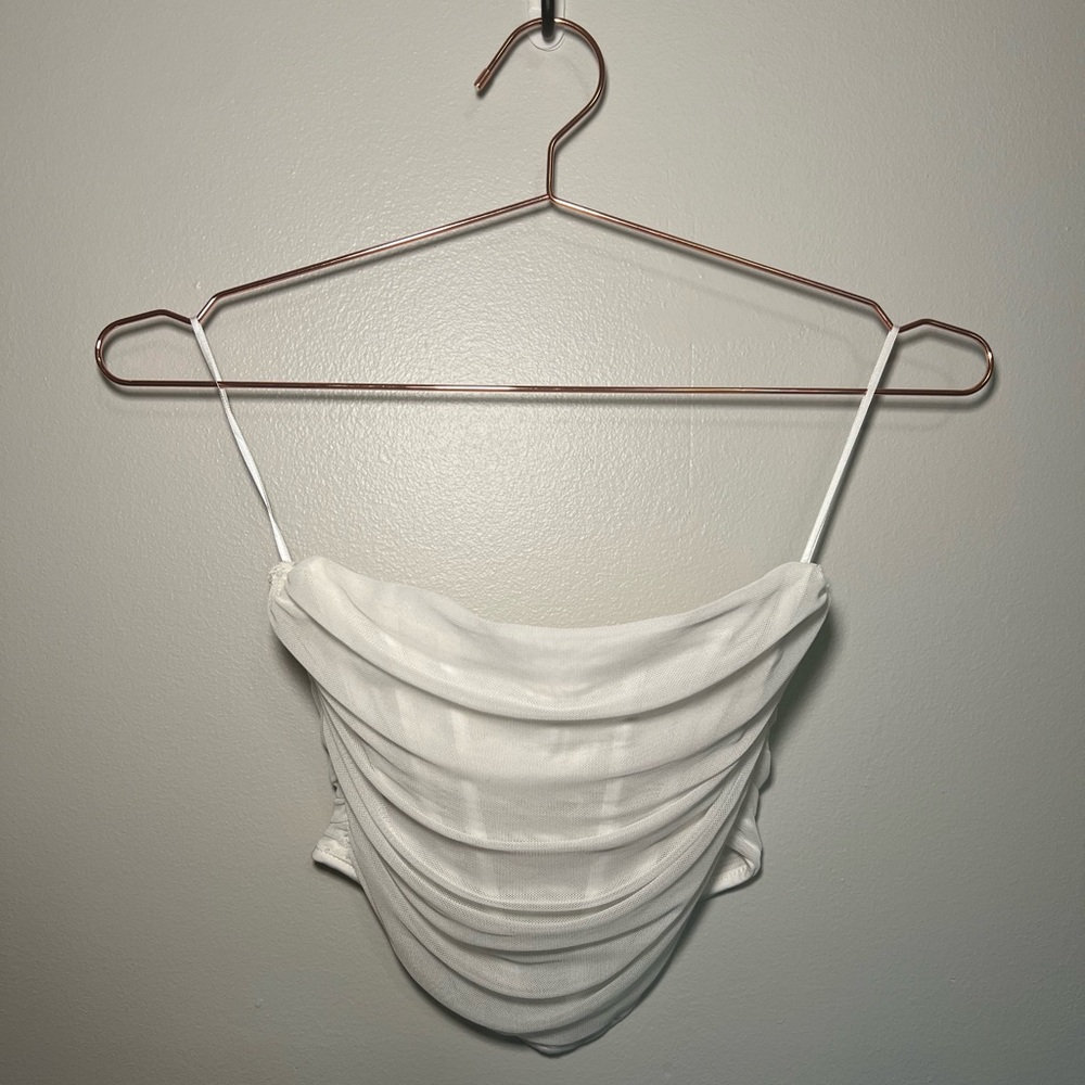 Strapless corset top